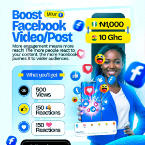 Boost your facebook Post/Reels
